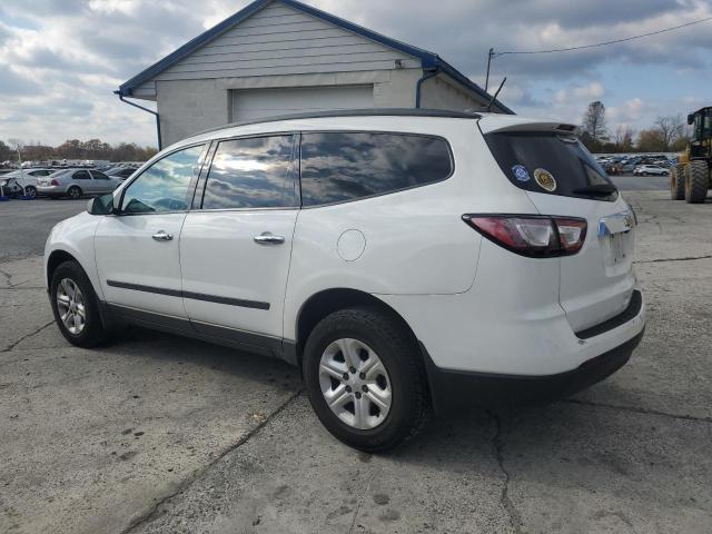 1GNKRFED5GJ301727 - 2016 CHEVROLET TRAVERSE LS WHITE photo 2