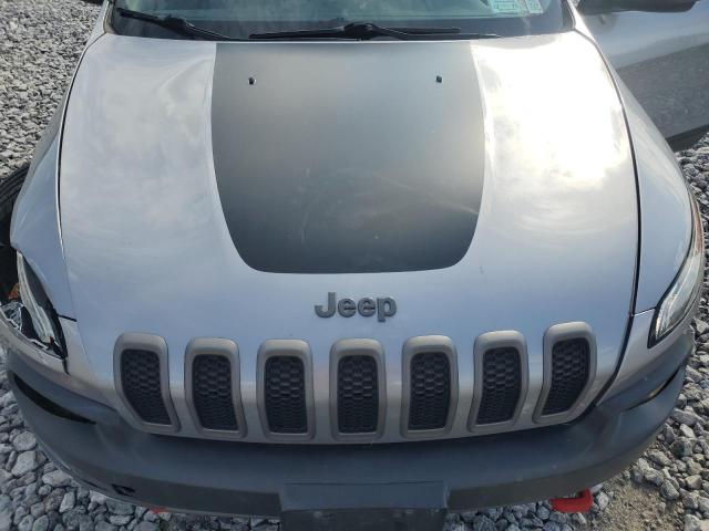 1C4PJMBB8EW109666 - 2014 JEEP CHEROKEE TRAILHAWK SILVER photo 12