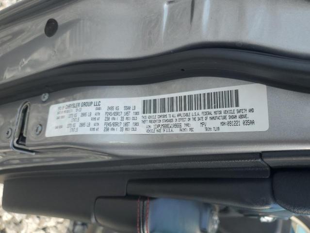 1C4PJMBB8EW109666 - 2014 JEEP CHEROKEE TRAILHAWK SILVER photo 13