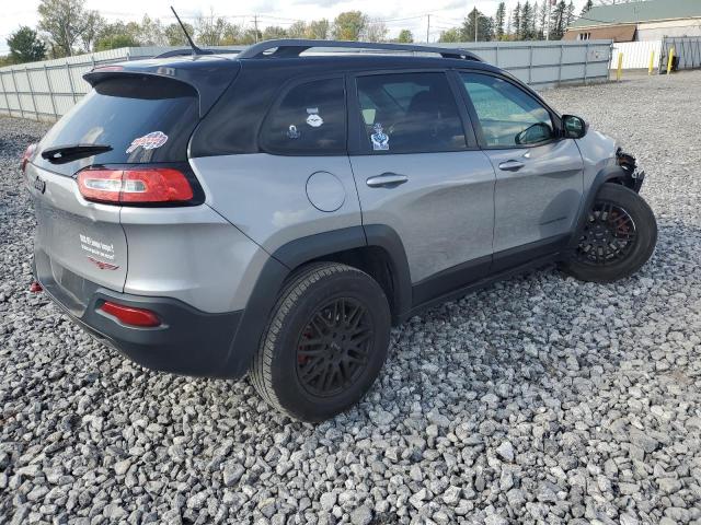 1C4PJMBB8EW109666 - 2014 JEEP CHEROKEE TRAILHAWK SILVER photo 3