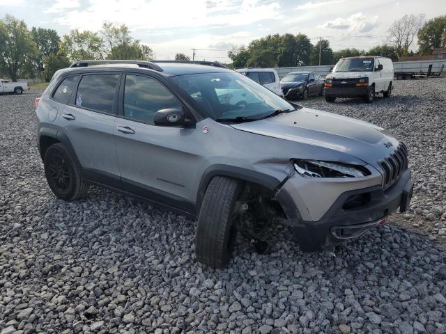 1C4PJMBB8EW109666 - 2014 JEEP CHEROKEE TRAILHAWK SILVER photo 4