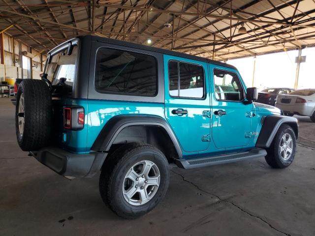 1C4HJXDG2KW610935 - 2019 JEEP WRANGLER U SPORT TURQUOISE photo 3