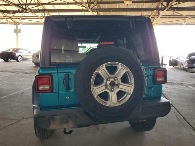 1C4HJXDG2KW610935 - 2019 JEEP WRANGLER U SPORT TURQUOISE photo 6