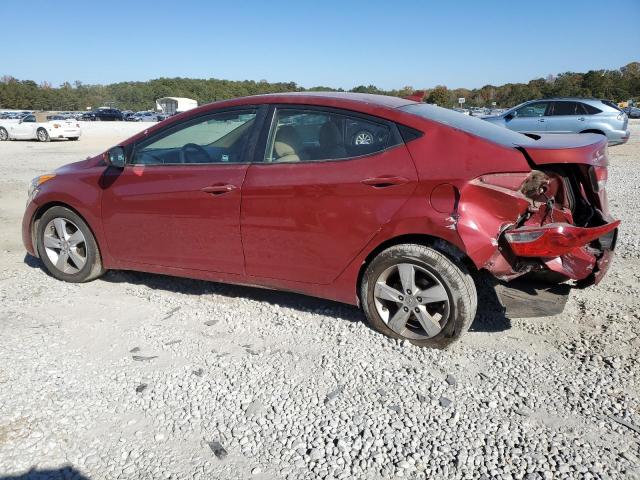 5NPDH4AE2DH263191 - 2013 HYUNDAI ELANTRA GLS MAROON photo 2