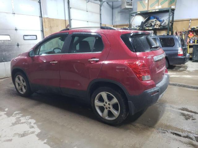 KL7CJTSB8FB108886 - 2015 CHEVROLET TRAX LTZ RED photo 2