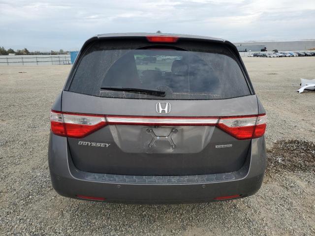 5FNRL5H94DB087679 - 2013 HONDA ODYSSEY TOURING GRAY photo 6