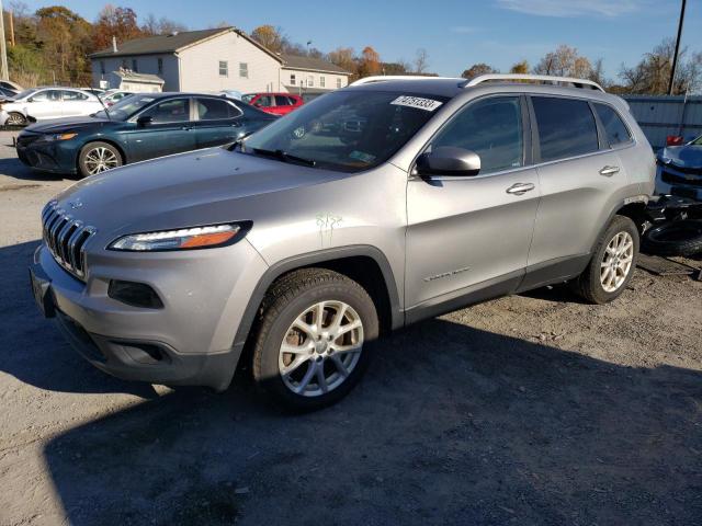 1C4PJMCBXGW192034 - 2016 JEEP CHEROKEE LATITUDE GRAY photo 1