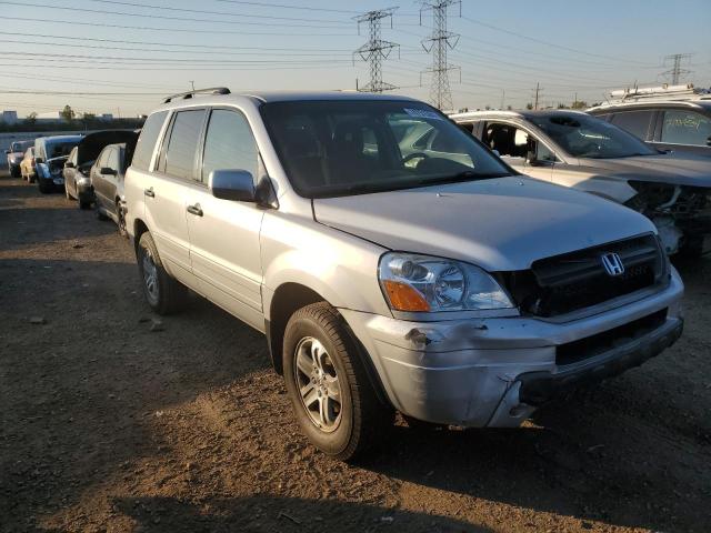 2HKYF18483H559334 - 2003 HONDA PILOT EX SILVER photo 4