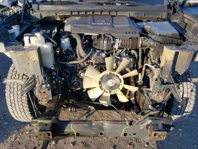 1N6AA1EJ5KN527138 - 2019 NISSAN TITAN S GRAY photo 11