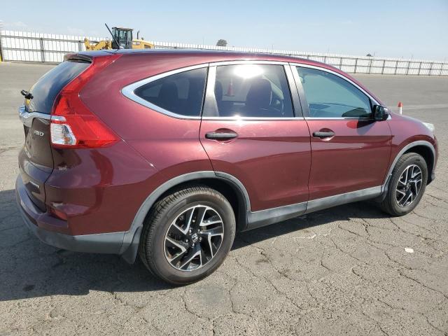 2HKRM4H4XGH695045 - 2016 HONDA CR-V SE MAROON photo 3