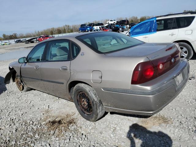 2G1WF55E329207042 - 2002 CHEVROLET IMPALA TAN photo 2