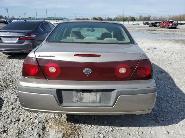 2G1WF55E329207042 - 2002 CHEVROLET IMPALA TAN photo 6