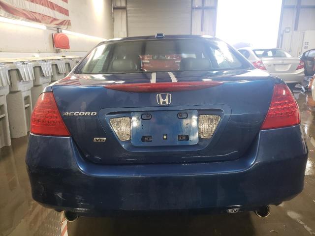 1HGCM66546A031280 - 2006 HONDA ACCORD EX BLUE photo 6