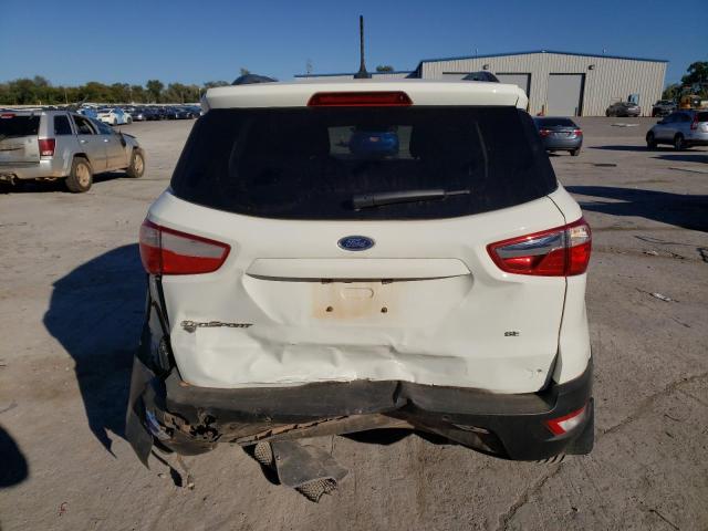 MAJ3S2GE1MC451954 - 2021 FORD ECOSPORT SE WHITE photo 6