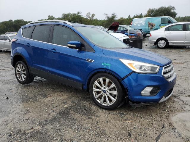 1FMCU0J90JUA69484 - 2018 FORD ESCAPE TITANIUM BLUE photo 4