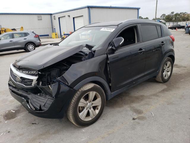 KNDPB3A29D7464105 - 2013 KIA SPORTAGE BASE BLACK photo 1