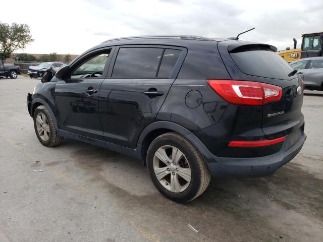 KNDPB3A29D7464105 - 2013 KIA SPORTAGE BASE BLACK photo 2