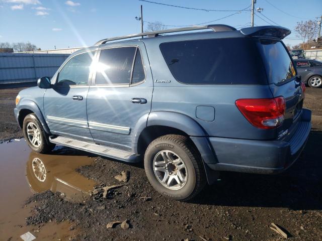 5TDBT48A07S288243 - 2007 TOYOTA SEQUOIA LIMITED TEAL photo 2