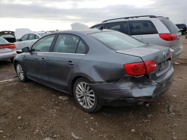 3VWLL7AJ9EM410558 - 2014 VOLKSWAGEN JETTA TDI GRAY photo 2