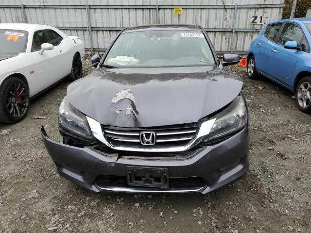 1HGCR2F84FA016704 - 2015 HONDA ACCORD EXL GRAY photo 5