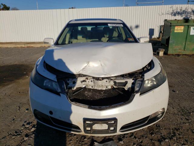 19UUA8F5XDA013405 - 2013 ACURA TL TECH WHITE photo 5