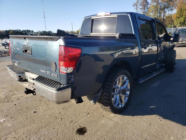 1N6BA0EC0EN501857 - 2014 NISSAN TITAN S BLUE photo 3