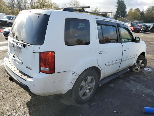 5FNYF4H72BB023925 - 2011 HONDA PILOT EXLN WHITE photo 3