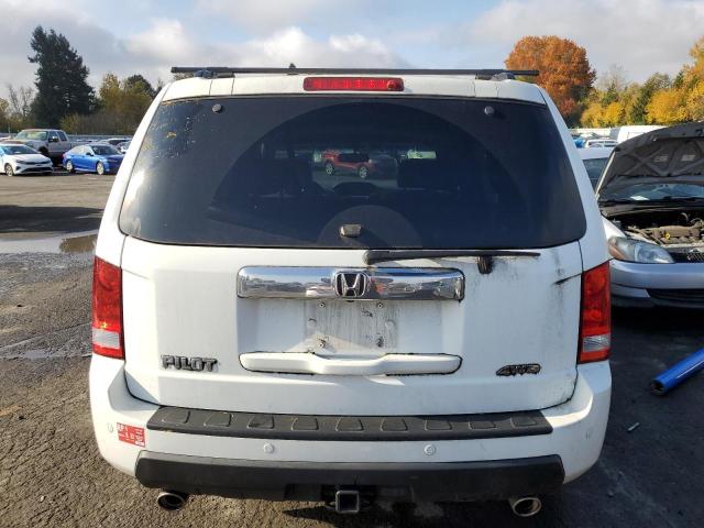 5FNYF4H72BB023925 - 2011 HONDA PILOT EXLN WHITE photo 6