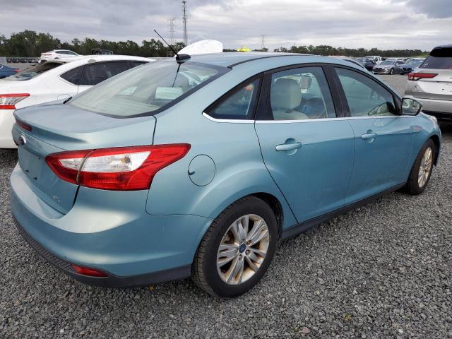 1FAHP3H2XCL397232 - 2012 FORD FOCUS SEL BLUE photo 3