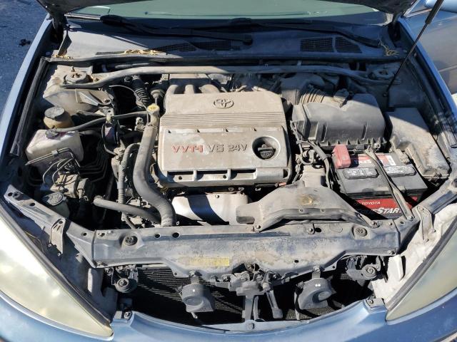 4T1BF32K03U566577 - 2003 TOYOTA CAMRY LE BLUE photo 11