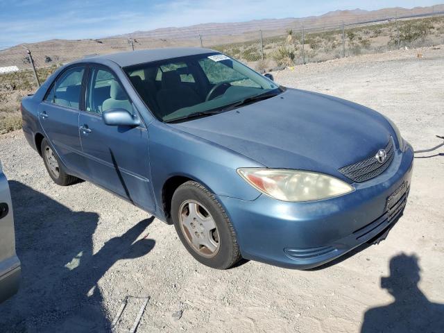 4T1BF32K03U566577 - 2003 TOYOTA CAMRY LE BLUE photo 4