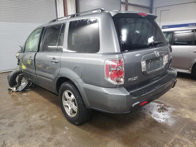 5FNYF28697B023987 - 2007 HONDA PILOT EXL GRAY photo 2