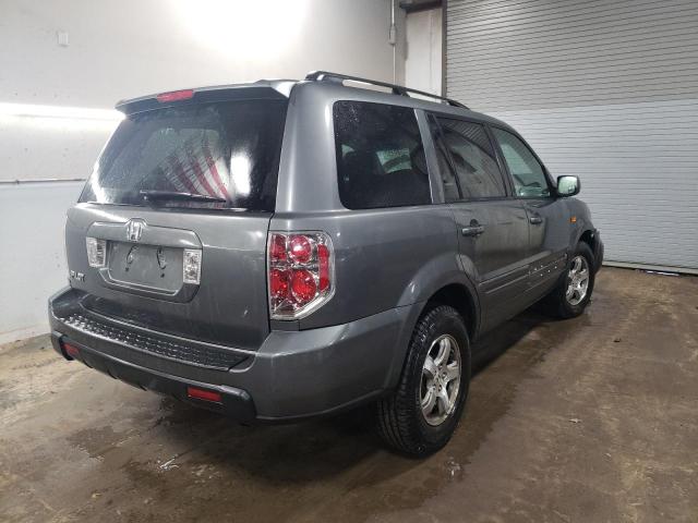 5FNYF28697B023987 - 2007 HONDA PILOT EXL GRAY photo 3