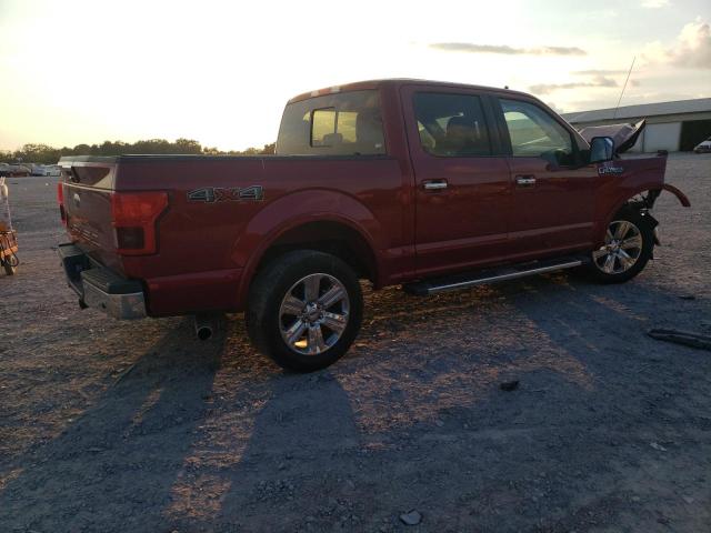 1FTEW1E58JFA29503 - 2018 FORD F150 SUPERCREW RED photo 3