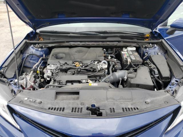 4T1C11AK7PU105570 - 2023 TOYOTA CAMRY LE BLUE photo 11