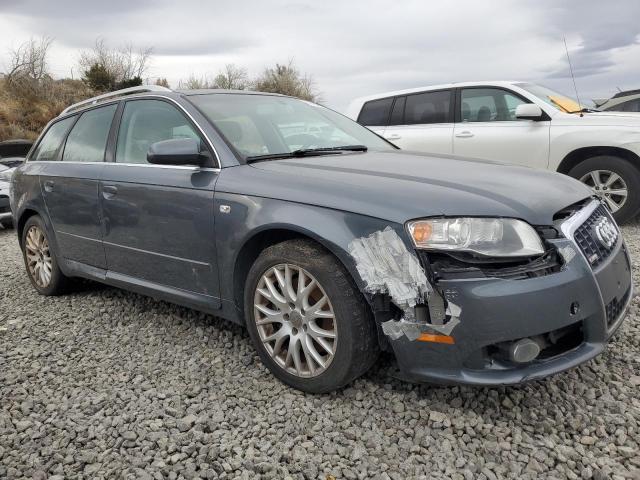 WAUKF78E98A169159 - 2008 AUDI A4 2.0T AVANT QUATTRO GRAY photo 4