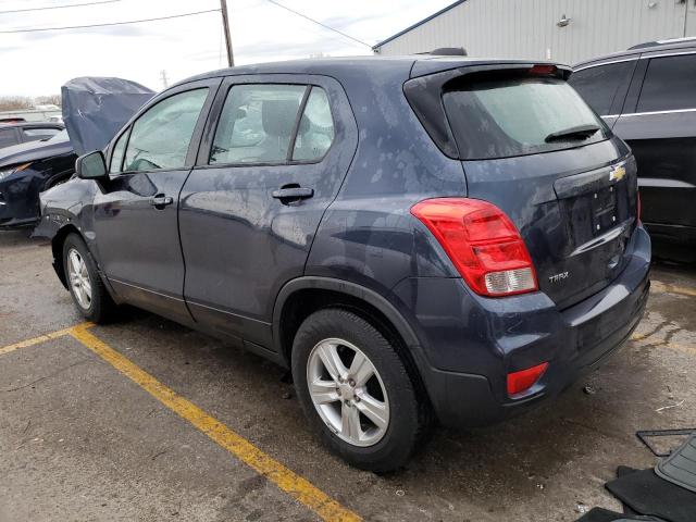 3GNCJKSB8KL192642 - 2019 CHEVROLET TRAX LS BLUE photo 2