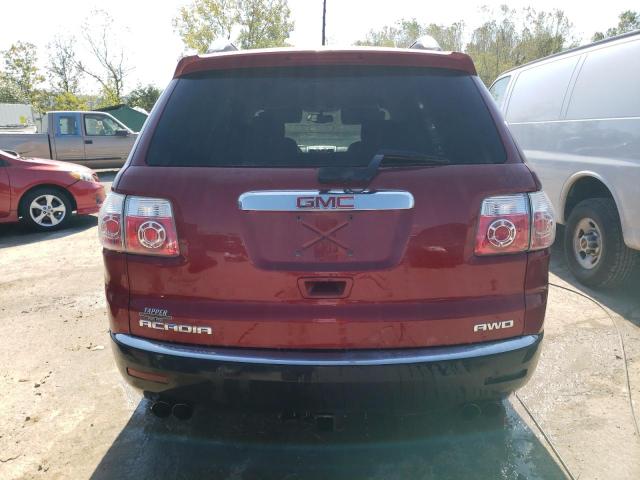 1GKEV23D39J206829 - 2009 GMC ACADIA SLT-1 BURGUNDY photo 6