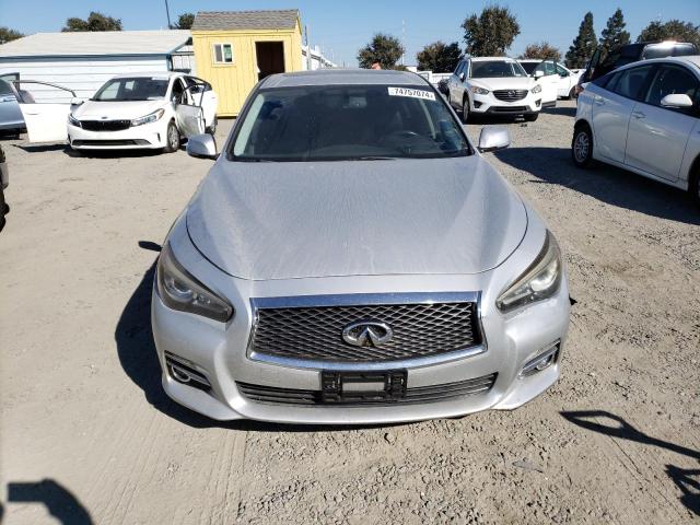 JN1BV7AP6EM684361 - 2014 INFINITI Q50 BASE SILVER photo 5