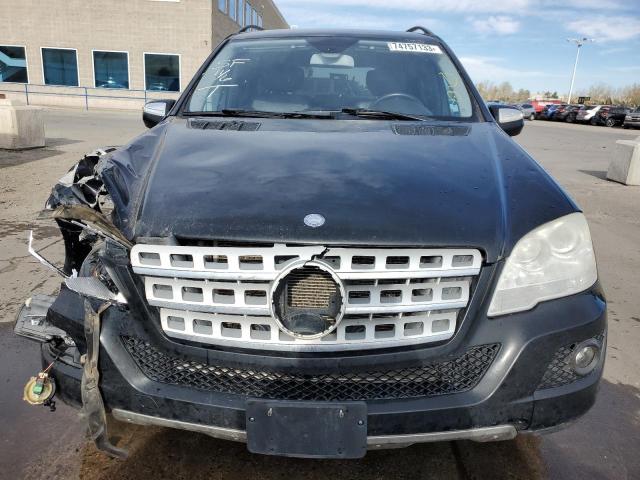 4JGBB86E59A442988 - 2009 MERCEDES-BENZ ML 350 BLACK photo 5