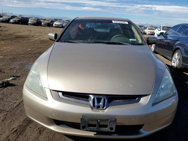 1HGCM56485A067943 - 2005 HONDA ACCORD LX TAN photo 5