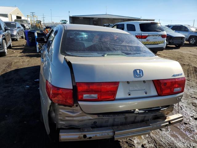 1HGCM56485A067943 - 2005 HONDA ACCORD LX TAN photo 6