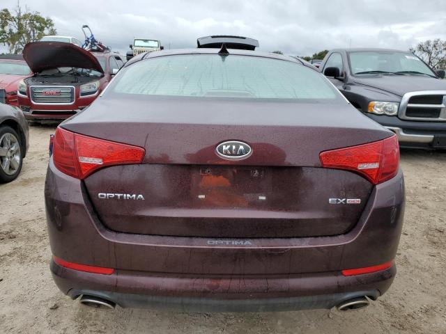 5XXGN4A7XCG088738 - 2012 KIA OPTIMA EX MAROON photo 6