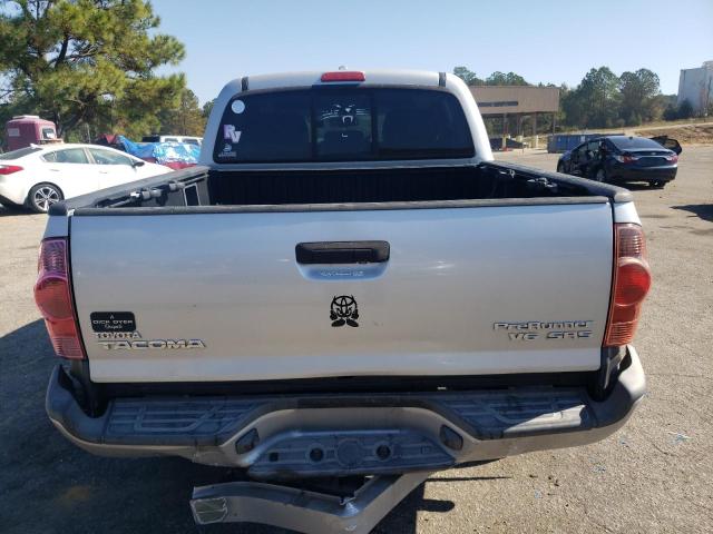 3TMJU62NX9M085069 - 2009 TOYOTA TACOMA DOUBLE CAB PRERUNNER SILVER photo 6