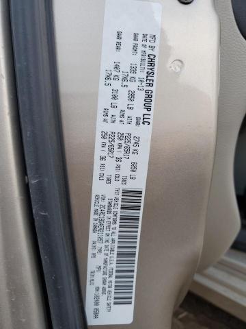 2C4RC1BG4ER211097 - 2014 CHRYSLER TOWN & COU TOURING 棕色 照片 14