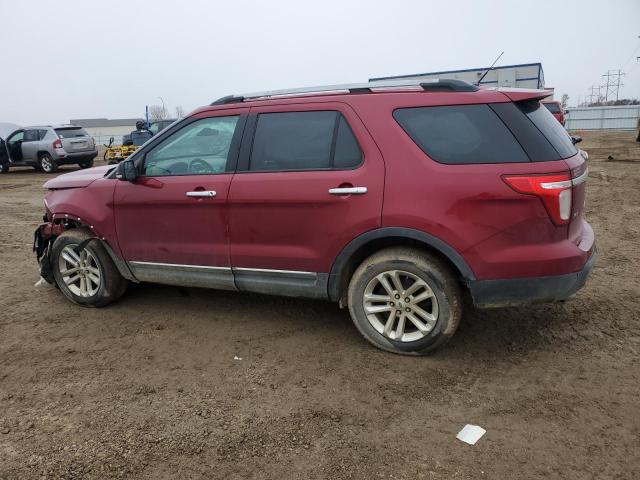 1FM5K8D86FGA40691 - 2015 FORD EXPLORER XLT MAROON photo 2