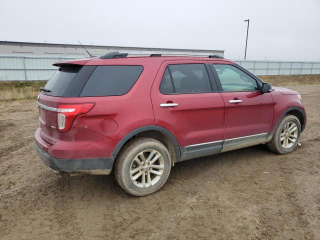 1FM5K8D86FGA40691 - 2015 FORD EXPLORER XLT MAROON photo 3