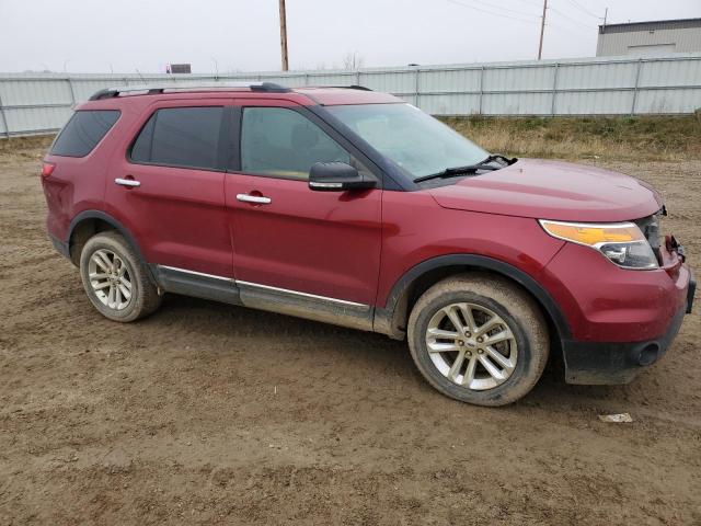 1FM5K8D86FGA40691 - 2015 FORD EXPLORER XLT MAROON photo 4