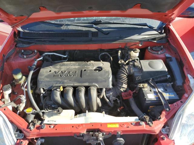 2T1KR32E88C700195 - 2008 TOYOTA COROLLA MA XR RED photo 11