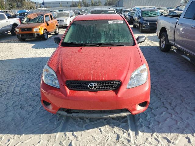 2T1KR32E88C700195 - 2008 TOYOTA COROLLA MA XR RED photo 5